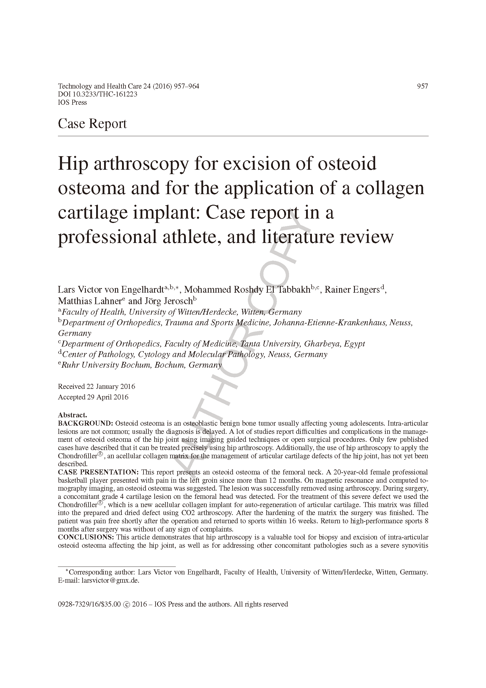 Osteoid Osteoma